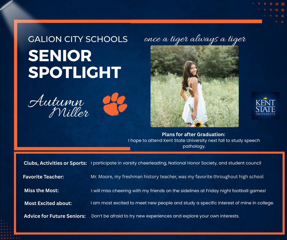 Senior Spotlight Miller