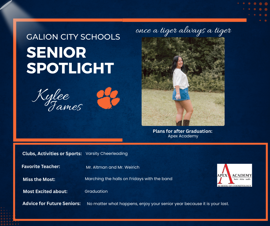 Senior Spotlight James