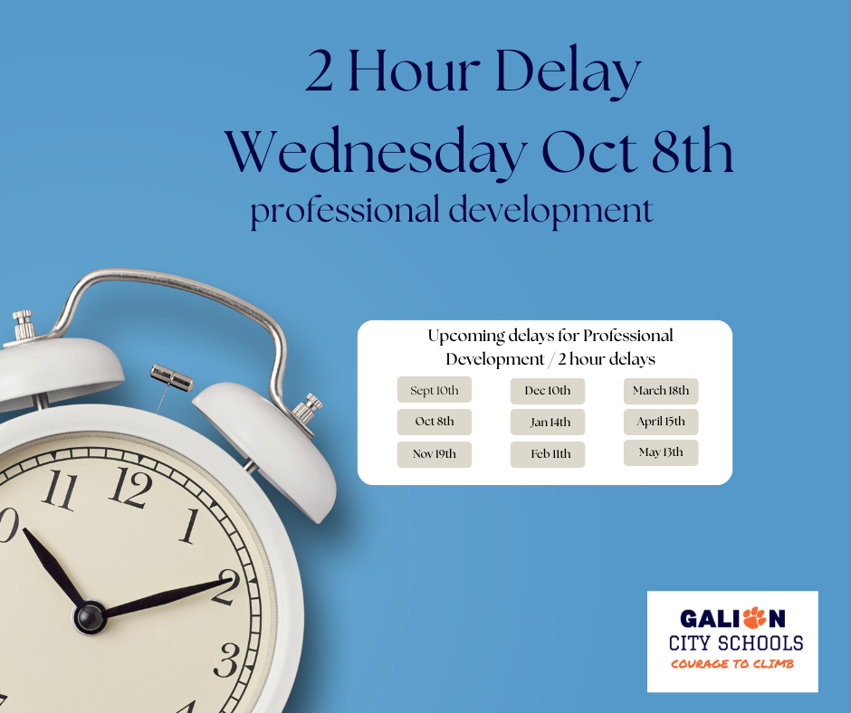 2 hour delay 10-8