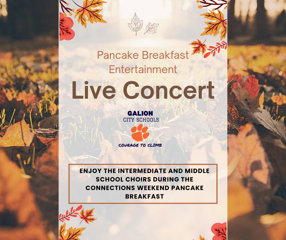 Choir concert pancake breakfast