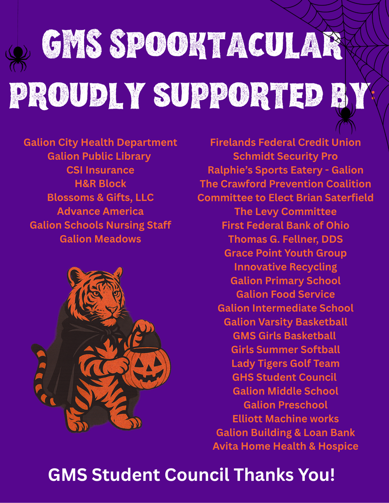GMS Spooktacular thank yous