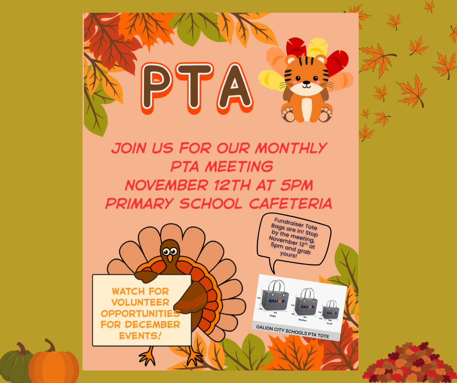 PTA Meeting NOV