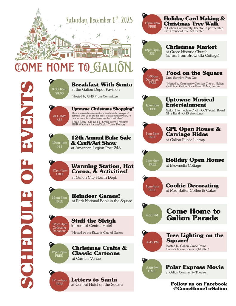 Galion Come Home christmas