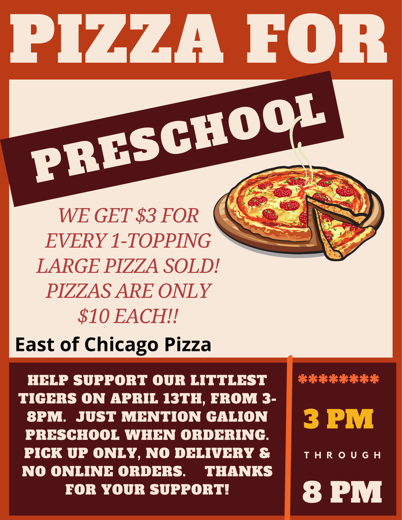 Preschool pizza