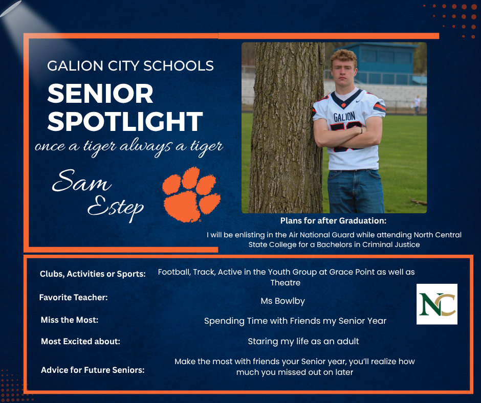 Senior Spotlight Sam