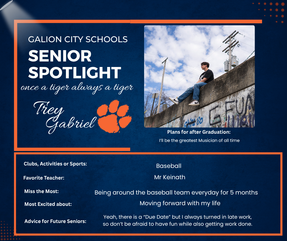 Senior Spotlight T Gabriel