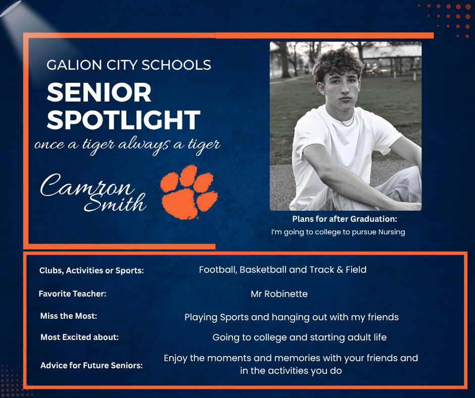 Senior Spotlight C Smith