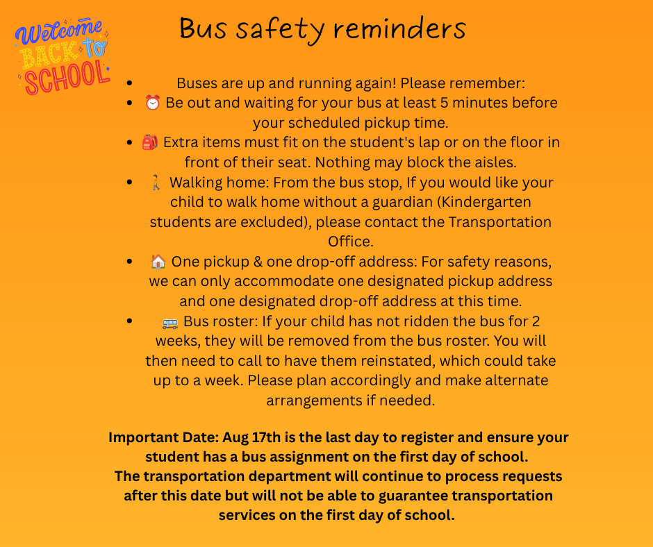 Bus Reminders