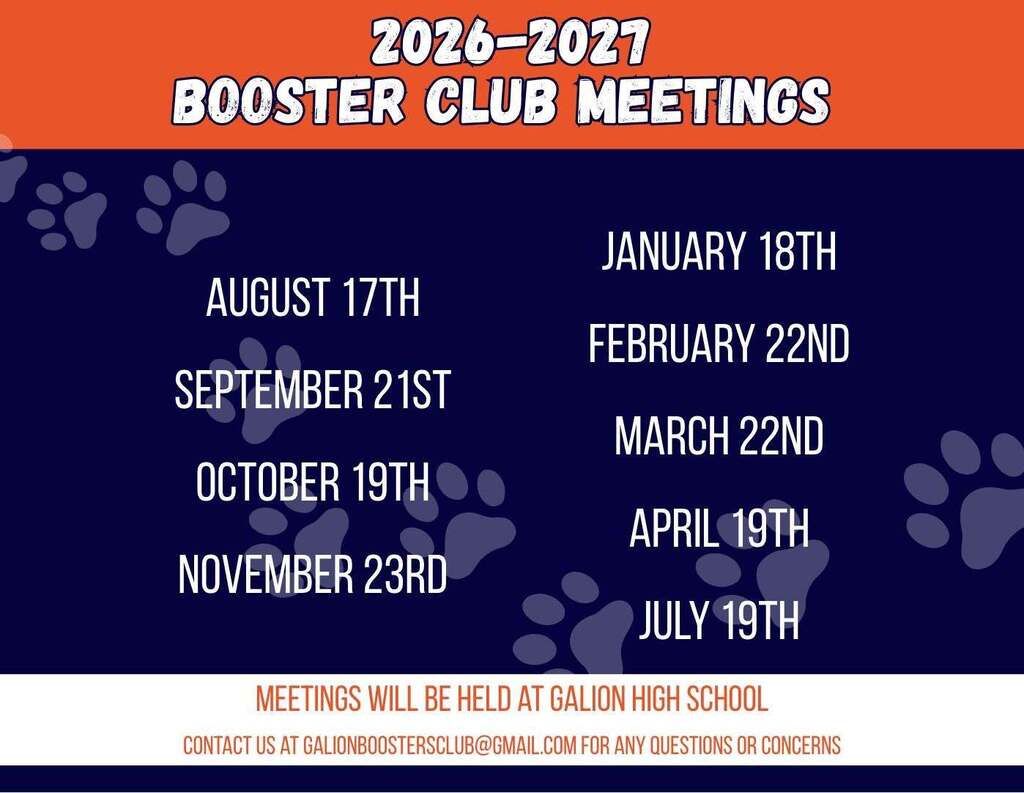 Boosters Meeting