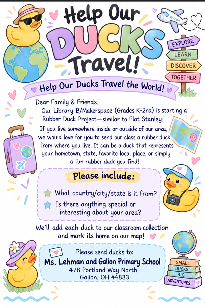 help our ducks travel