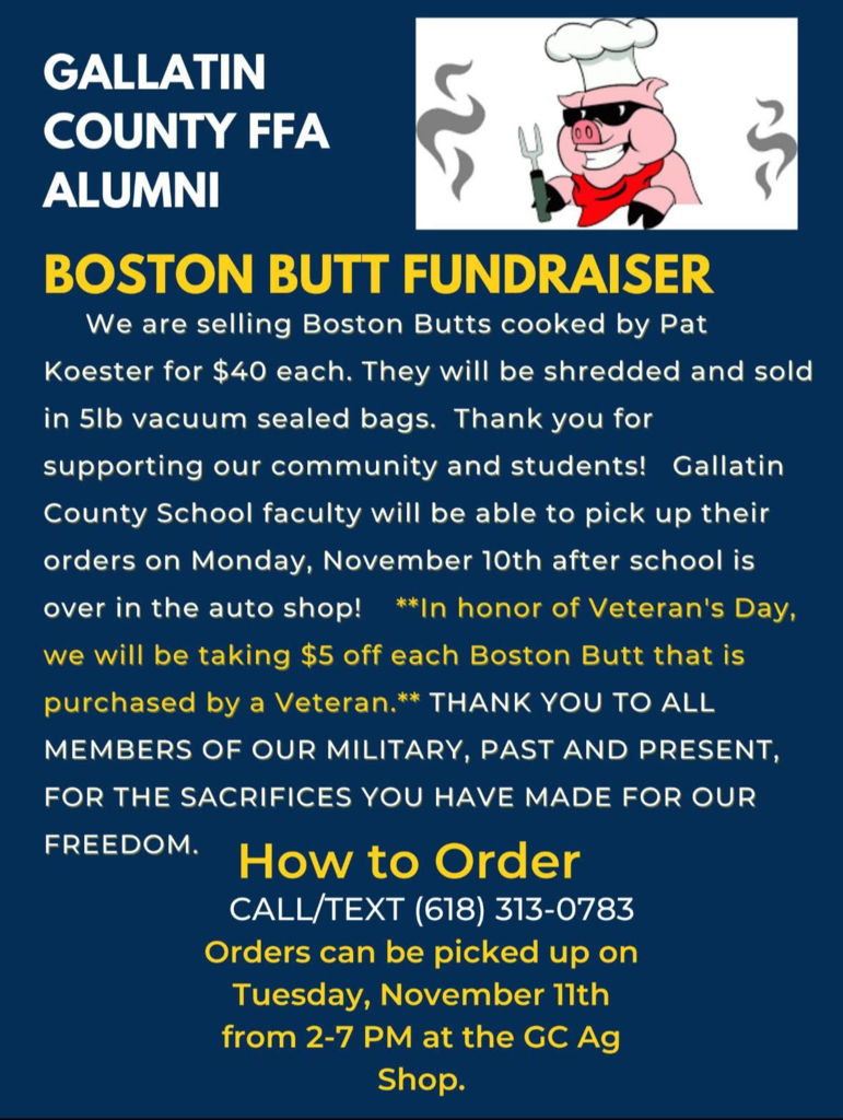 Boston Butt Fundraiser