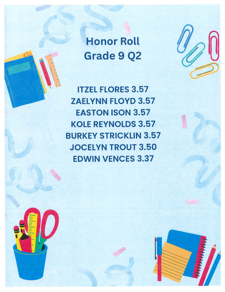 Honor Roll