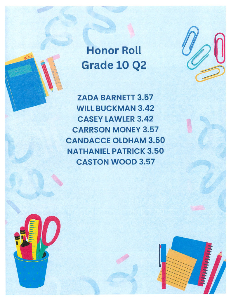 Honor Roll