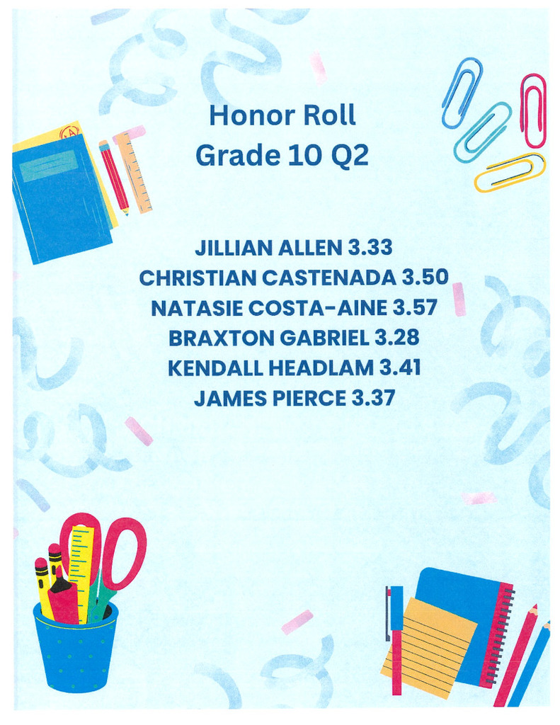Honor Roll