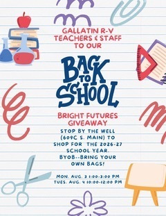 Gallatin R-V Teachers & Staff Bright Futures Giveaway