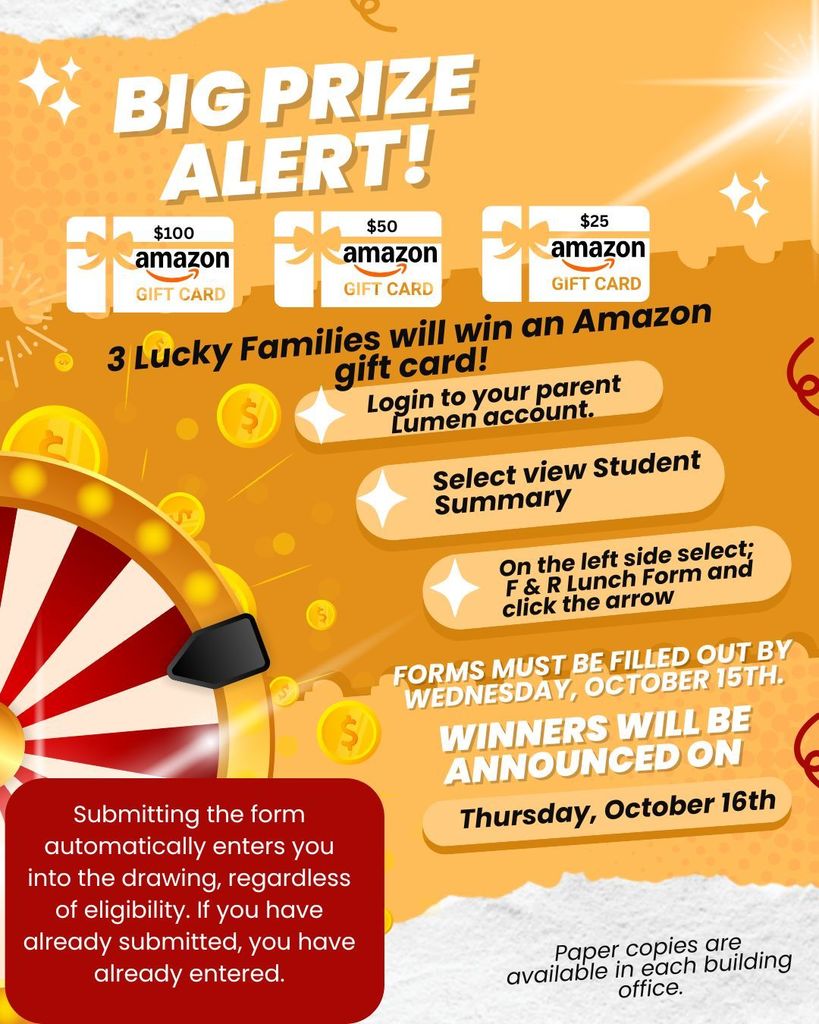 BIG PRIZE ALERT WINNERS!