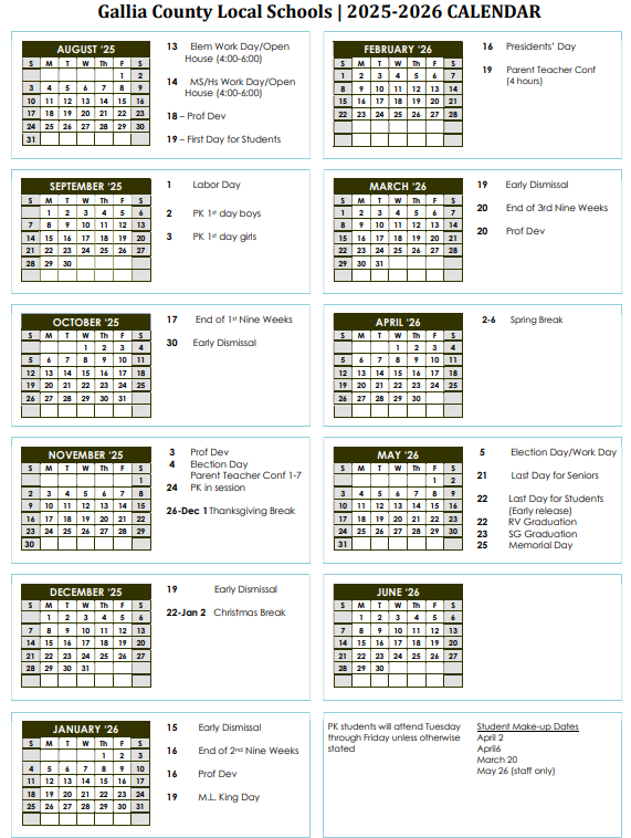 Calendar