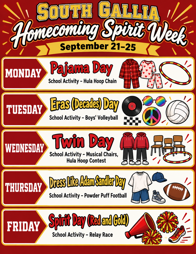 Spirit Week Flyer