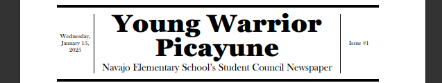 Title page Issue 1 Young Warrior Picayune