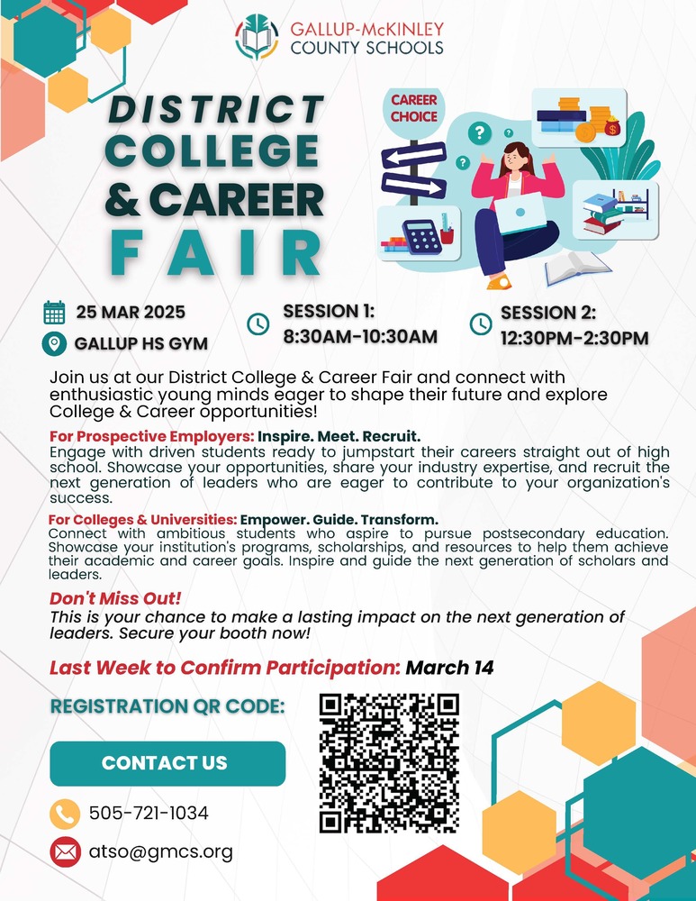 District College Career Fair Gallup McKinley County Schools District College Career Fair Gallup McKinley County Schools