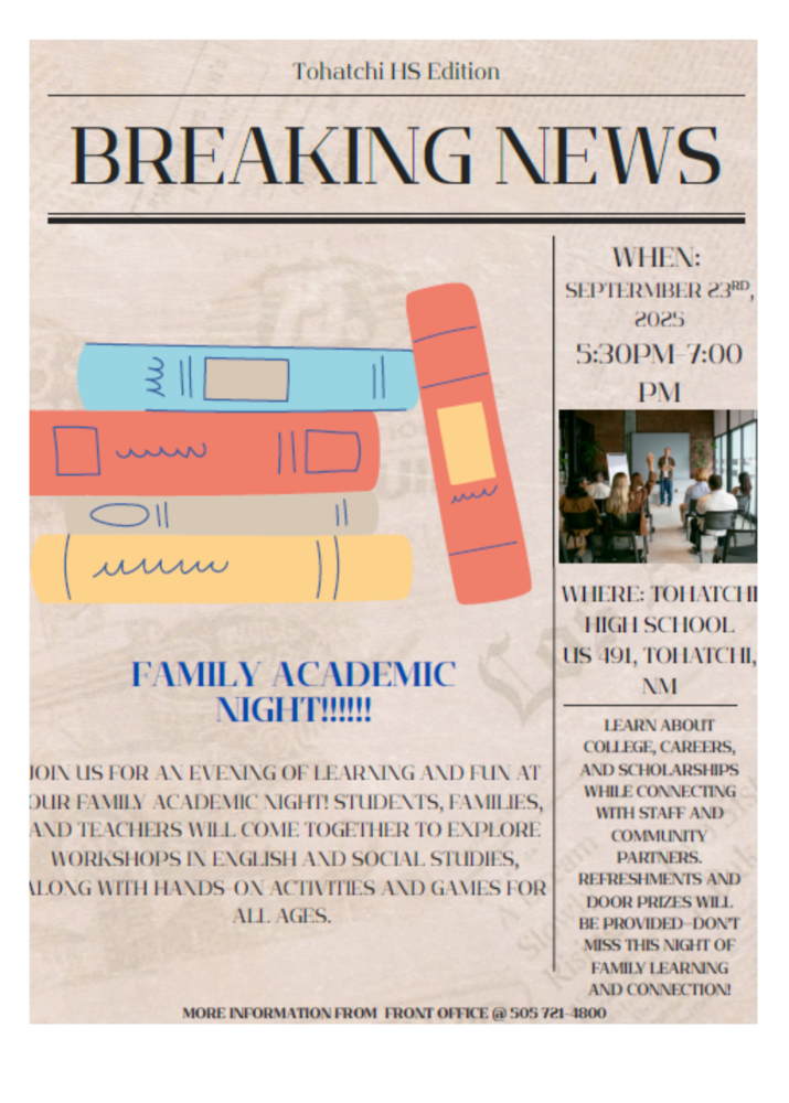 Family Academic Night_breaking news