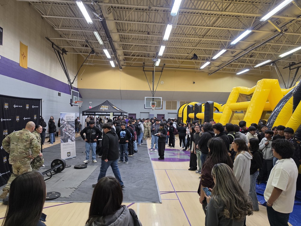 students in a gym