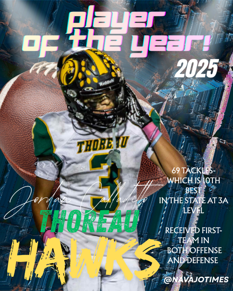 football player of the year flyer