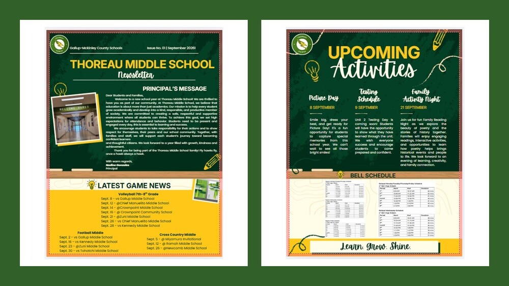 Thoreau Mid Newsletter