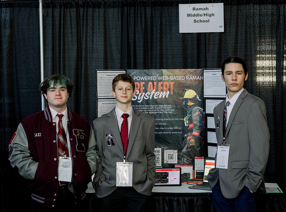 Ramah students at STEM Challenge