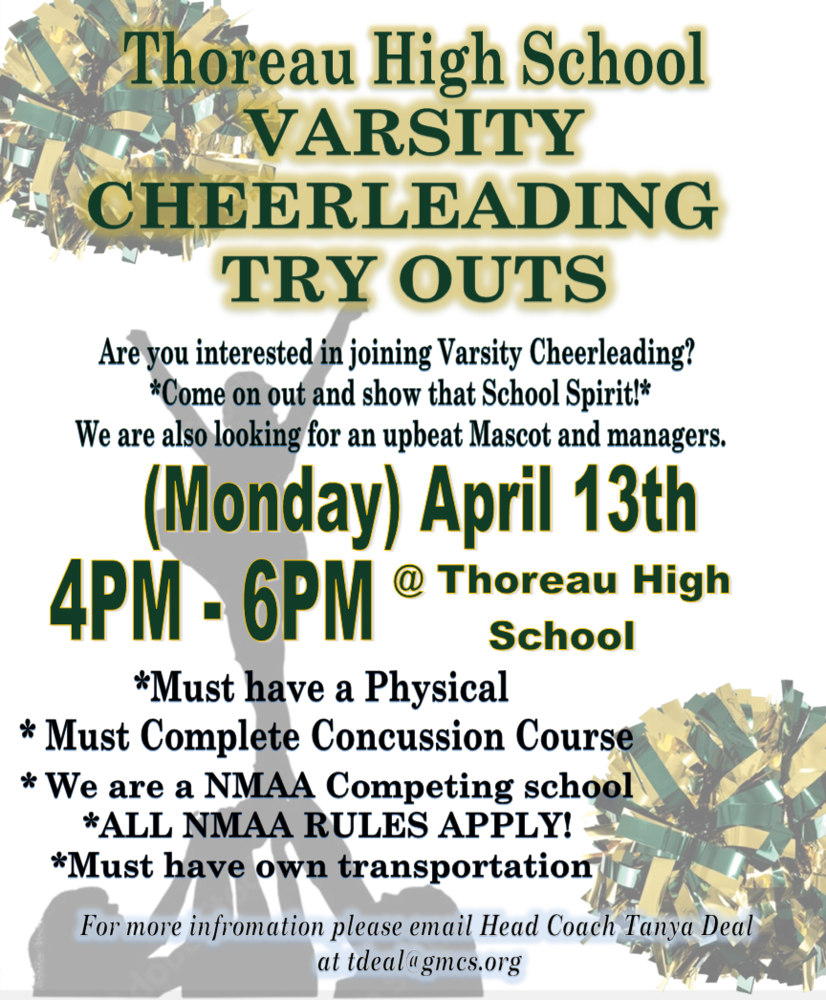 cheerleading try out flyer