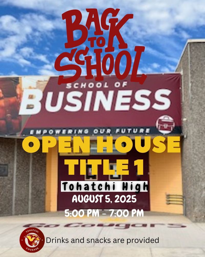 Open House Flyer - J. Castaneda