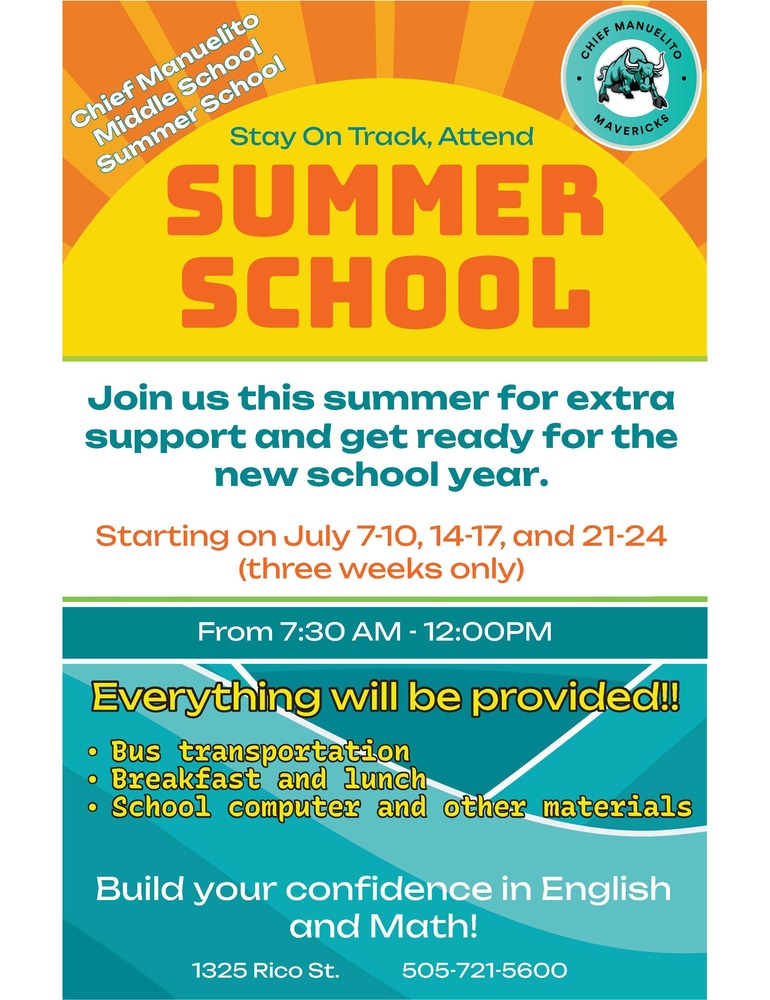 Chief Manuelito Middle School Summer School