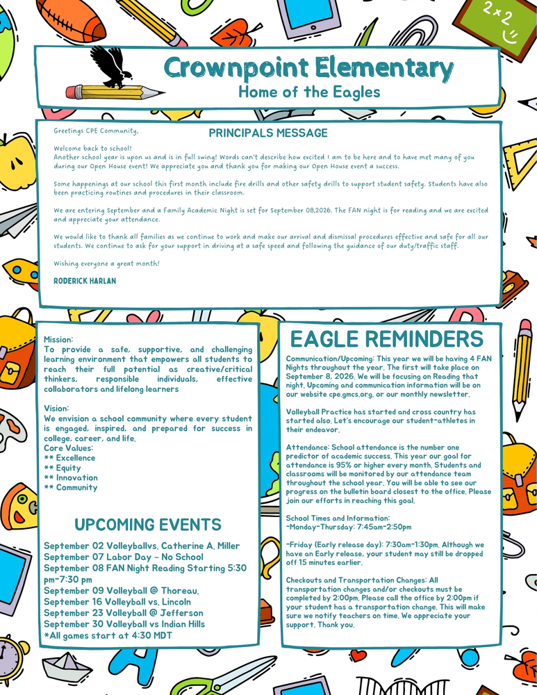 CPE September Newsletter