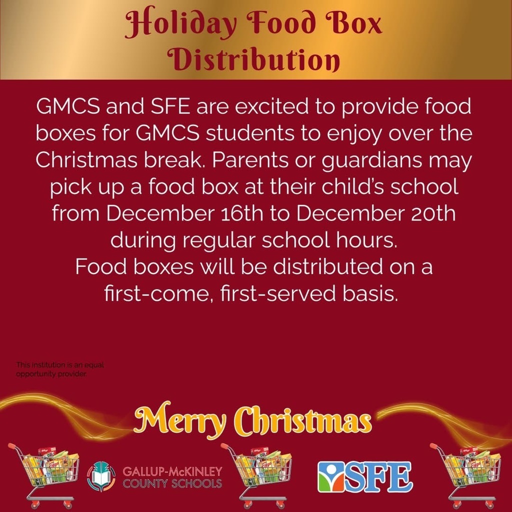 GMCS Holiday Food Box Distribution