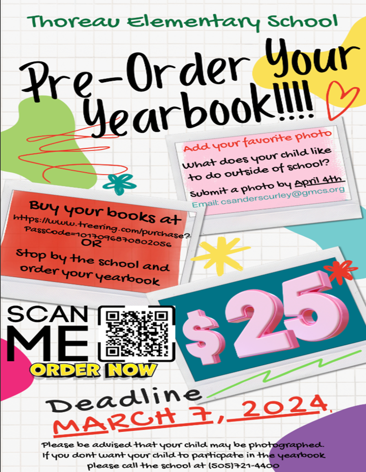 Pre-order your yearbook
