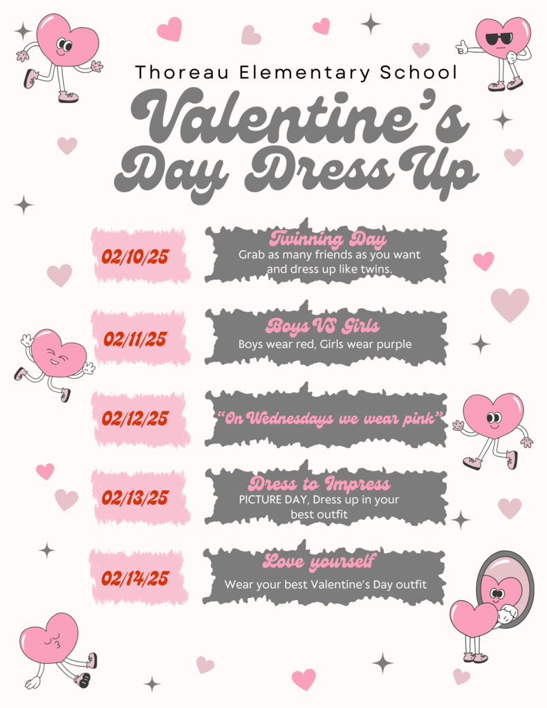 Valentine's Day Dress Up week