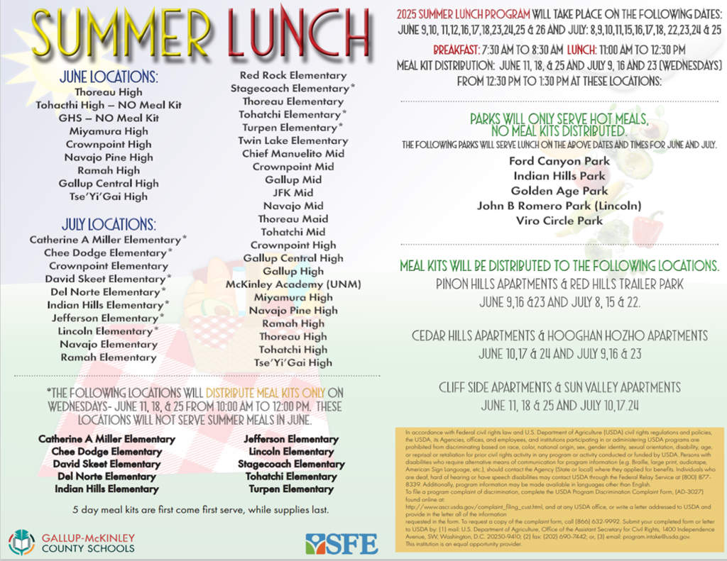 Summer Lunch dates