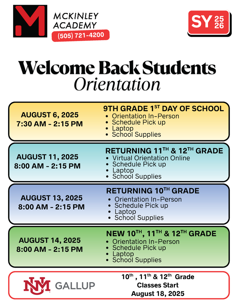 Orientation Flyer