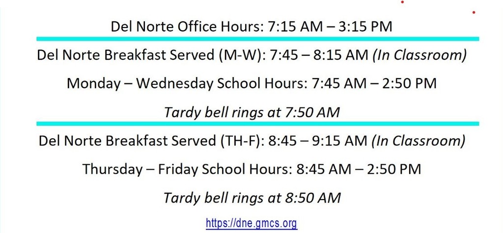 School Schedule