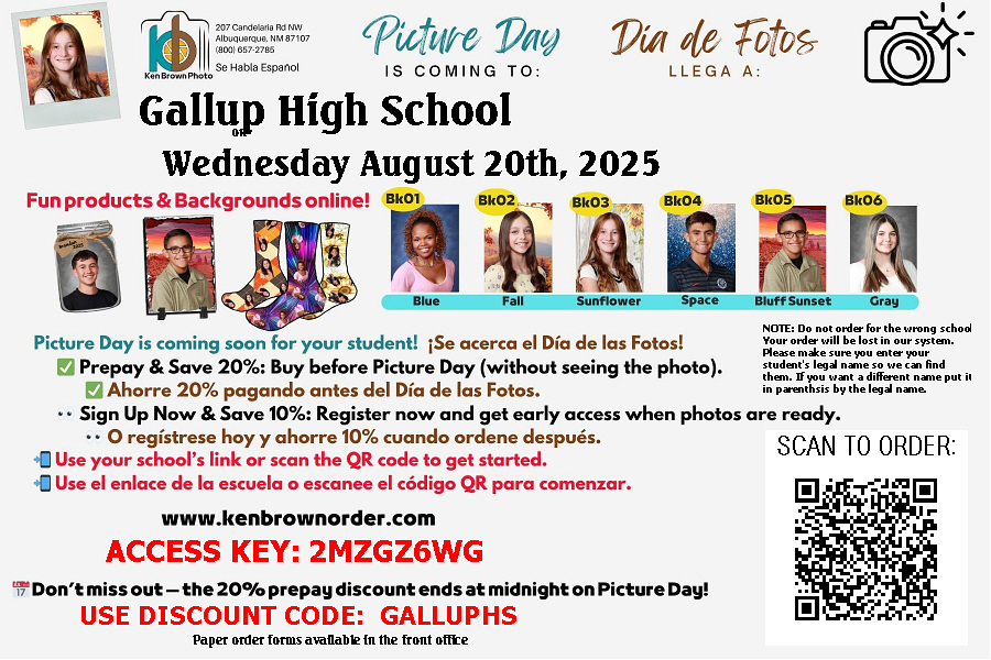 GPH Flyer for Picture Day