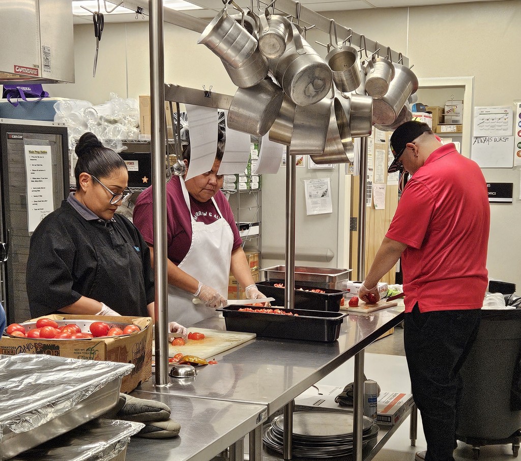 SFE cooks preparing food