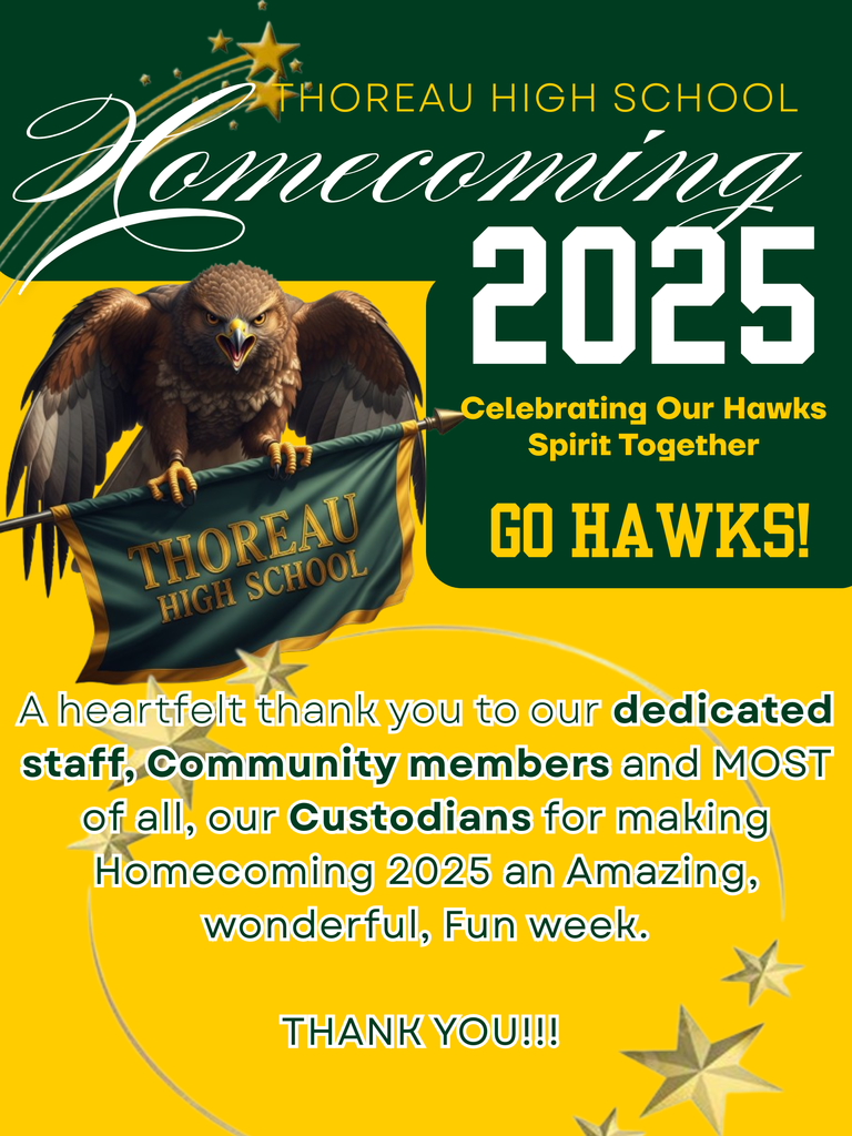 Dark Green, Yellow background, white lettering, angry hawk holding a school flag in green and gold