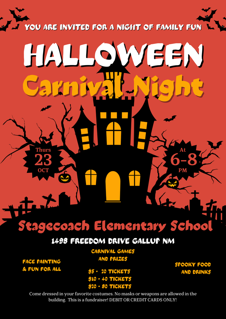 Halloween Carnival October 23 at 6pm