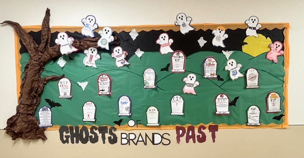 Ghosts of Brands Past bulletin board