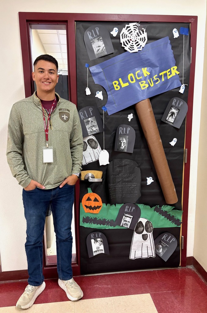 Freshmen Defunct business door Block Buster