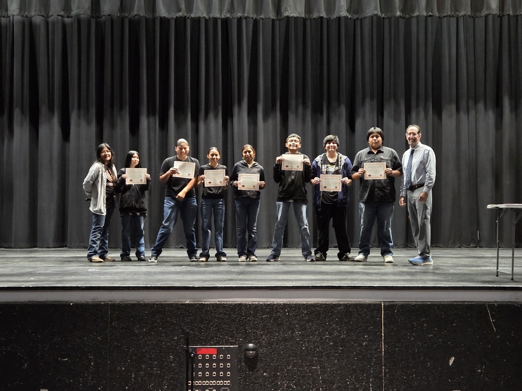 Gallup High Schol Freshmen High Honor Roll Awardees