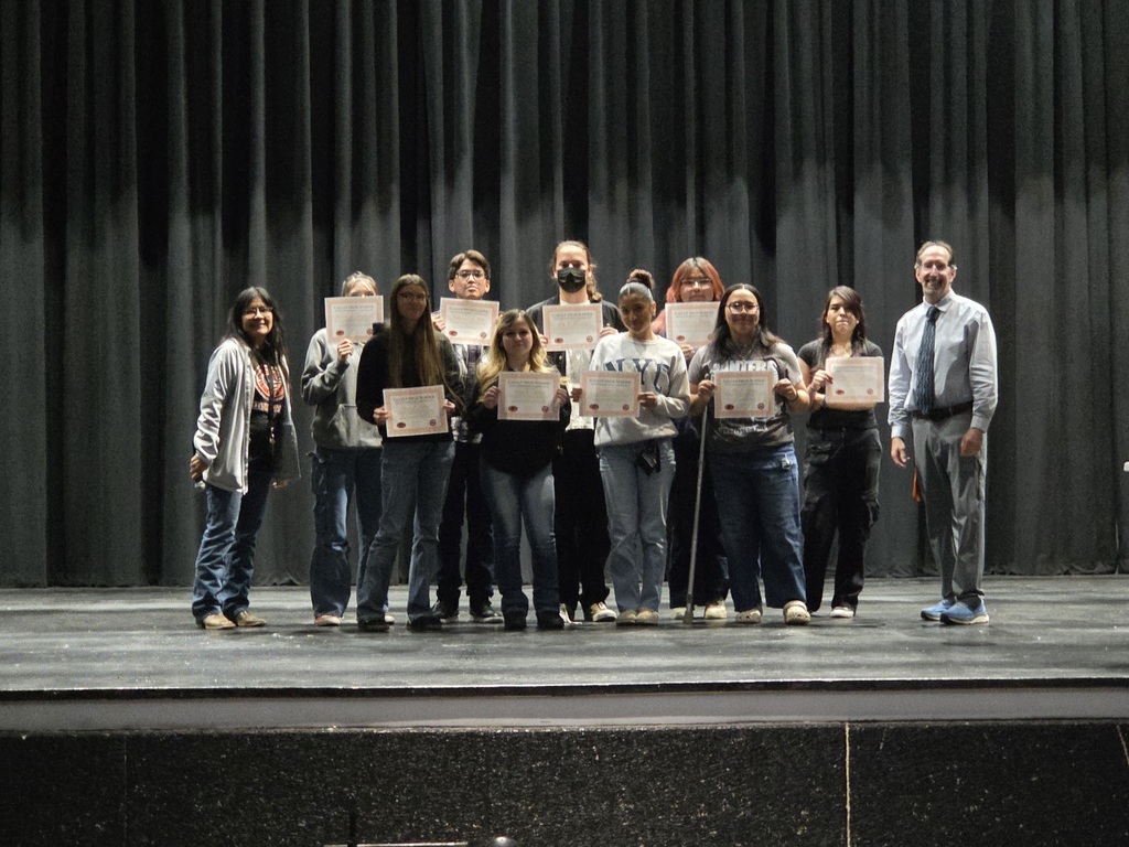 Gallup High Schol Sophomore High Honor Roll Awardees