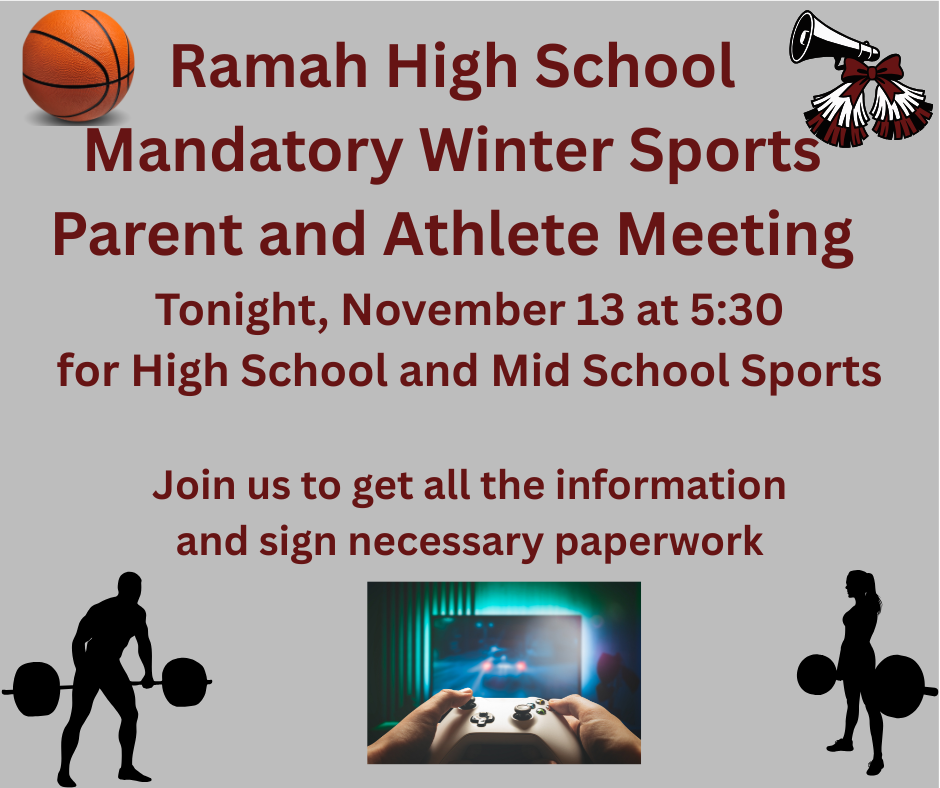 Join us for the Winter Sports Meeting tonight, November 13 at 5:30 pm.