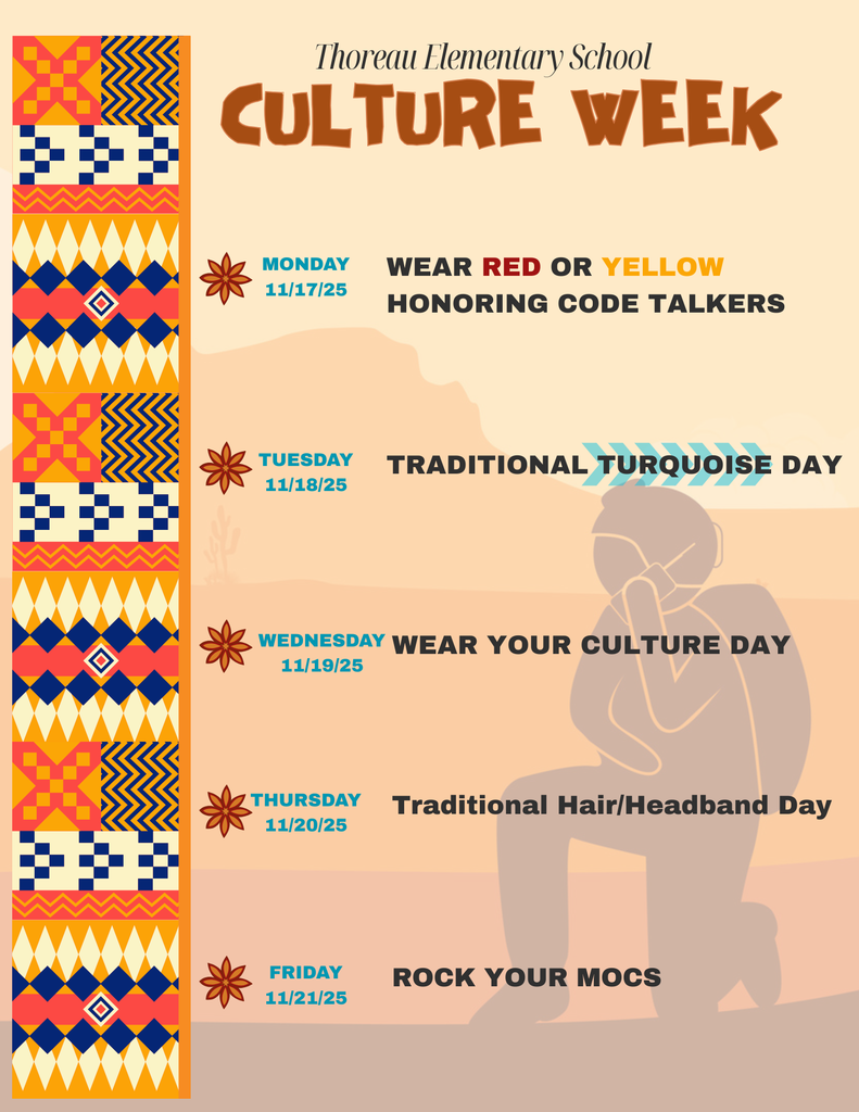 Thoreau Elementary Culture Week Dress up Days