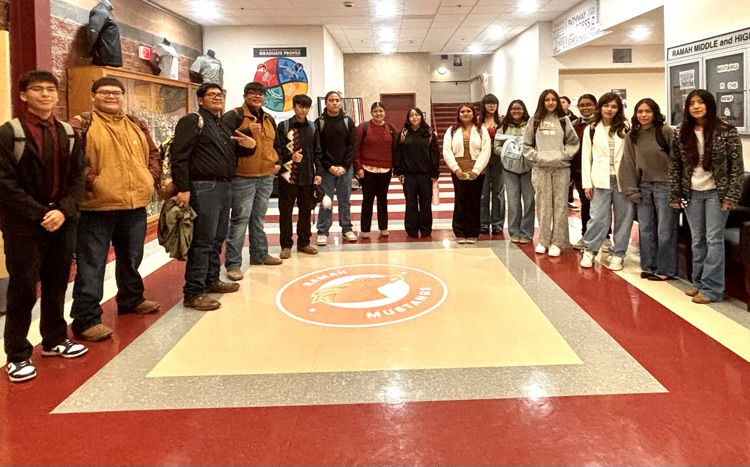 Seniors getting ready to leave for the college fair